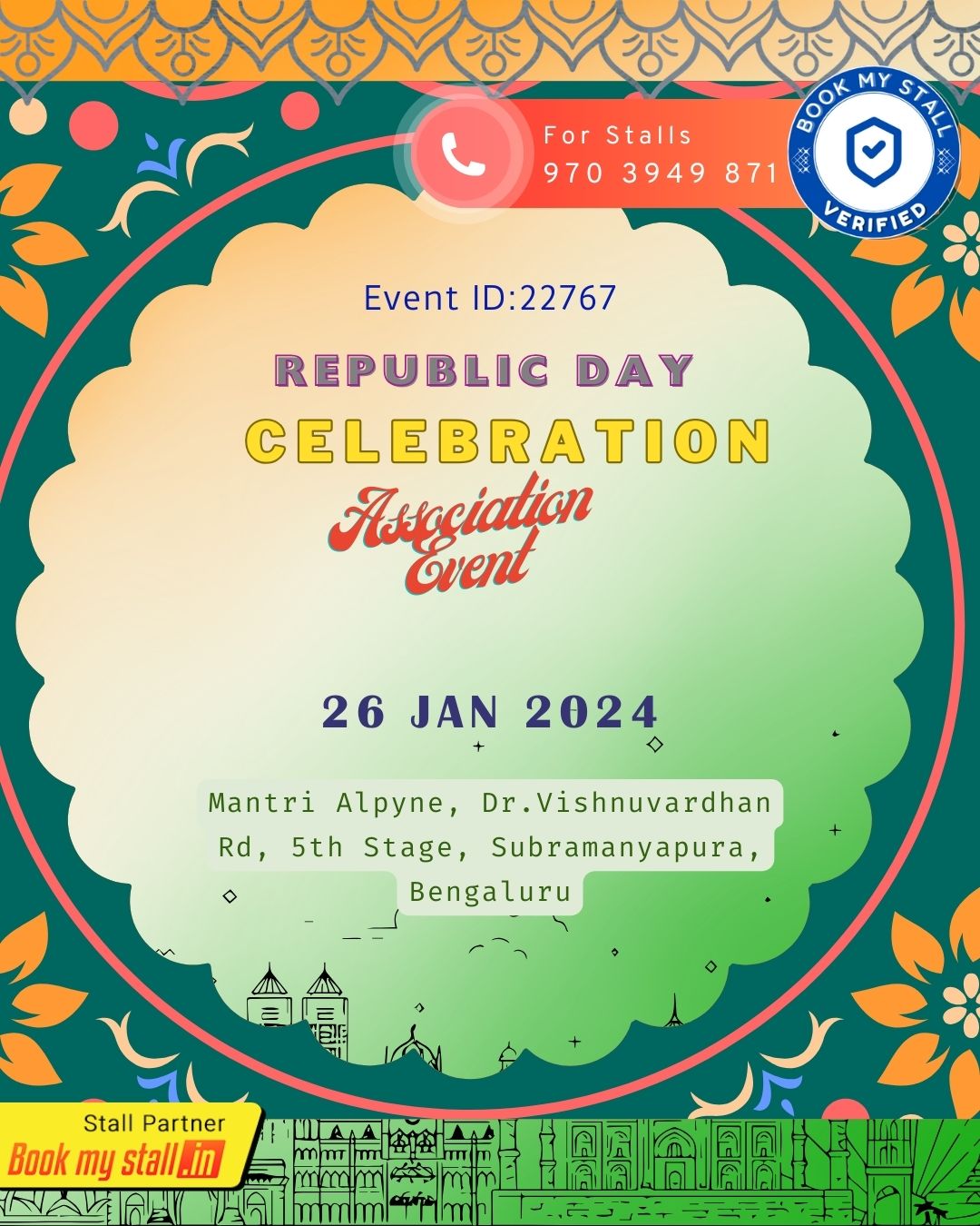 Republic Day Celebration Association Event Bangalore
